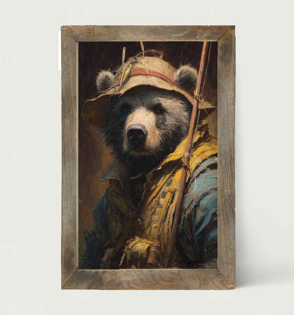 Fishing Bear Portrait