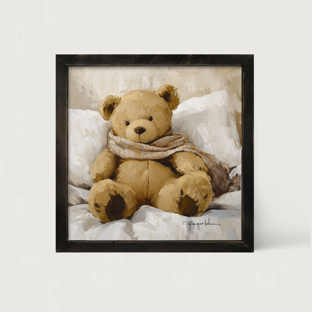 White Scarf Teddy Bear