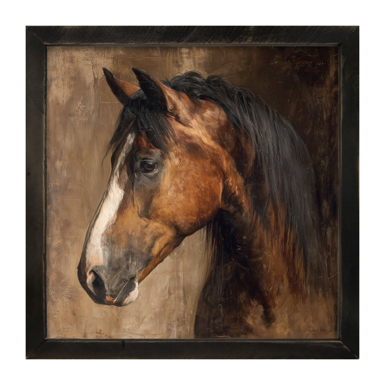 Horse Portrait - Framed Art
