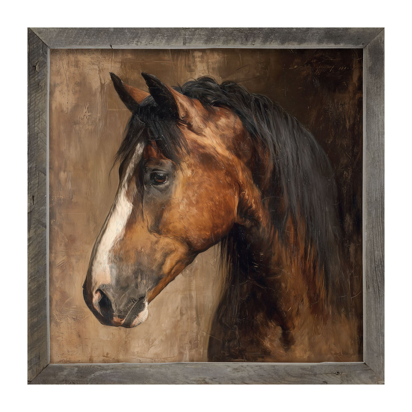 Horse Portrait - Framed Art