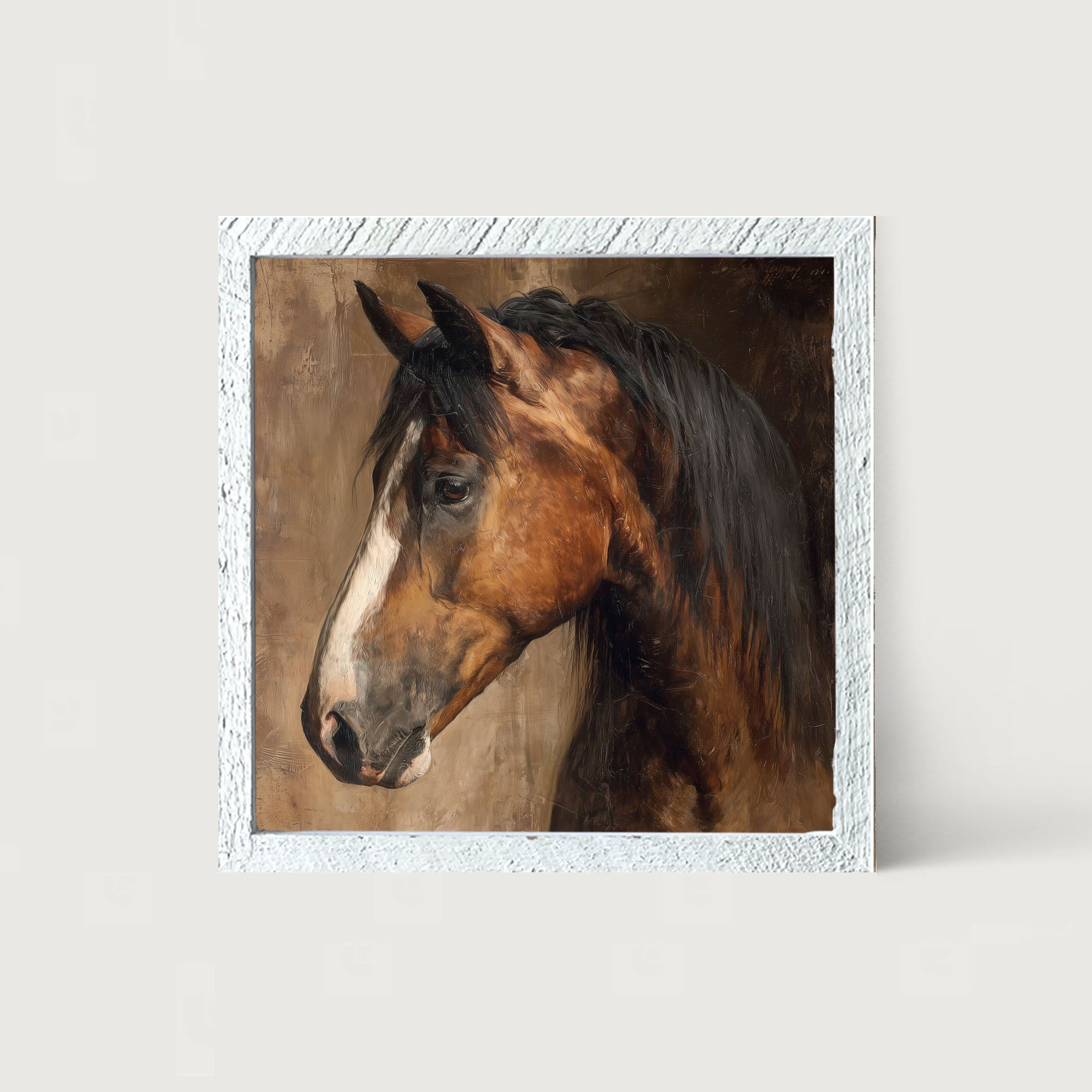 Horse Portrait - Framed Art