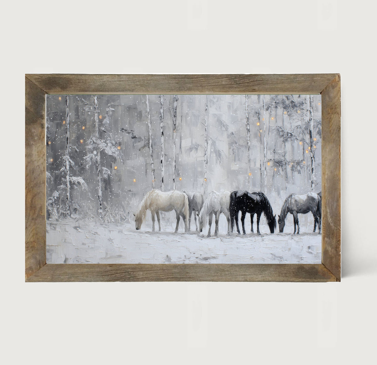 Horses in the Snow