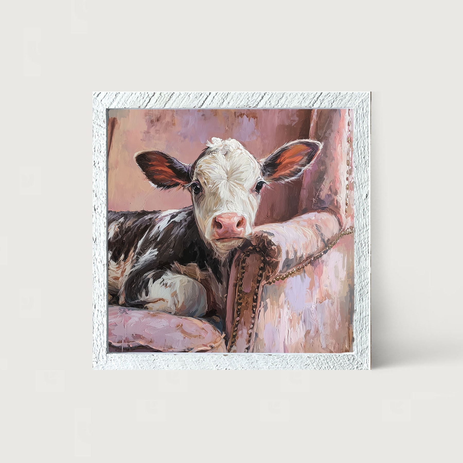 Armchair with Cow