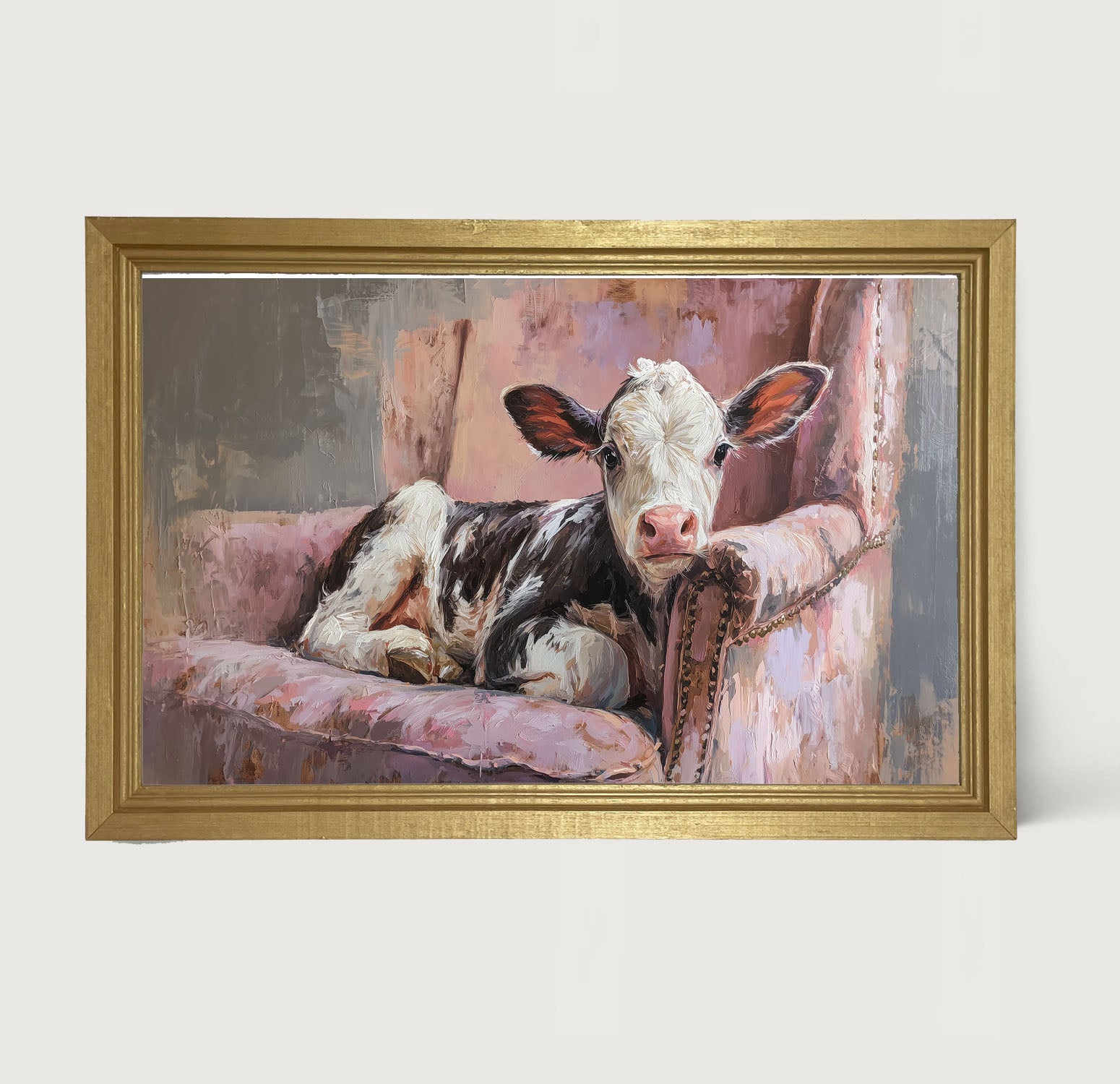 Armchair with Cow