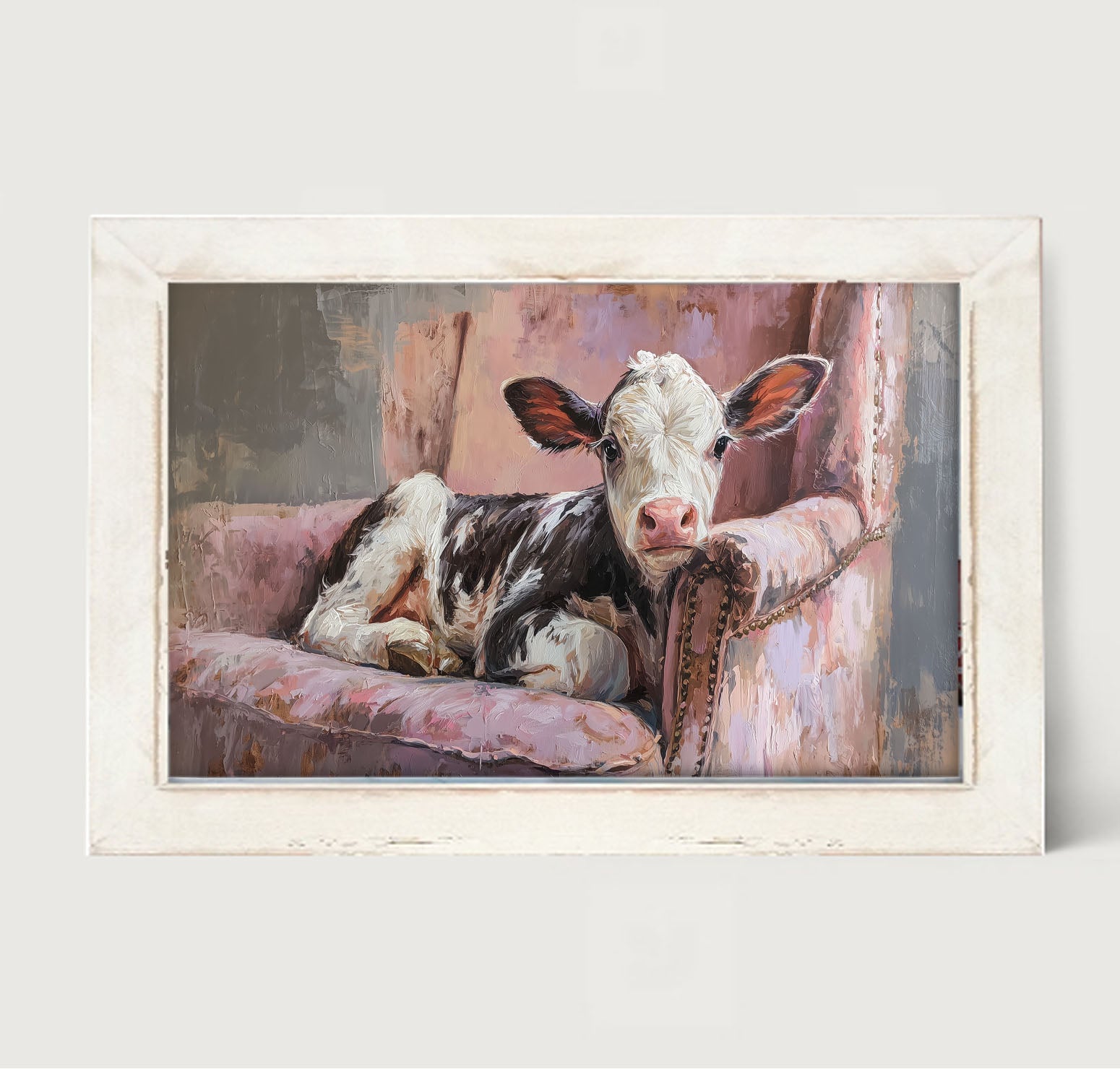 Armchair with Cow