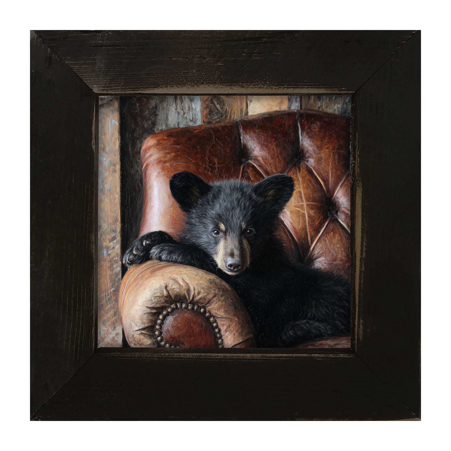 Armchair with Bear - Framed Art