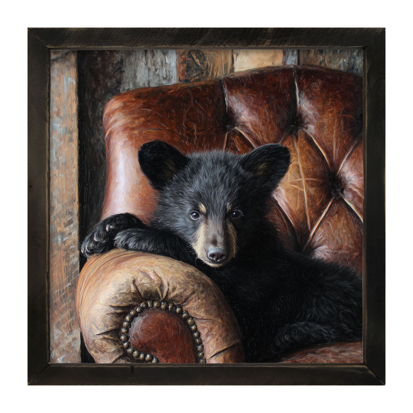Armchair with Bear - Framed Art