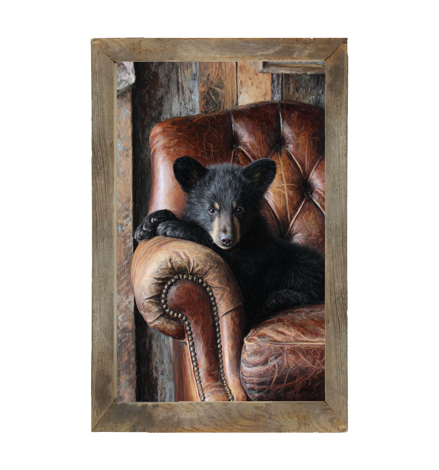 Armchair with Bear - Framed Art