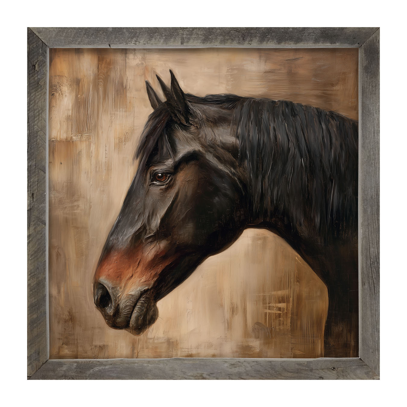 Peaceful Horse - Framed Art