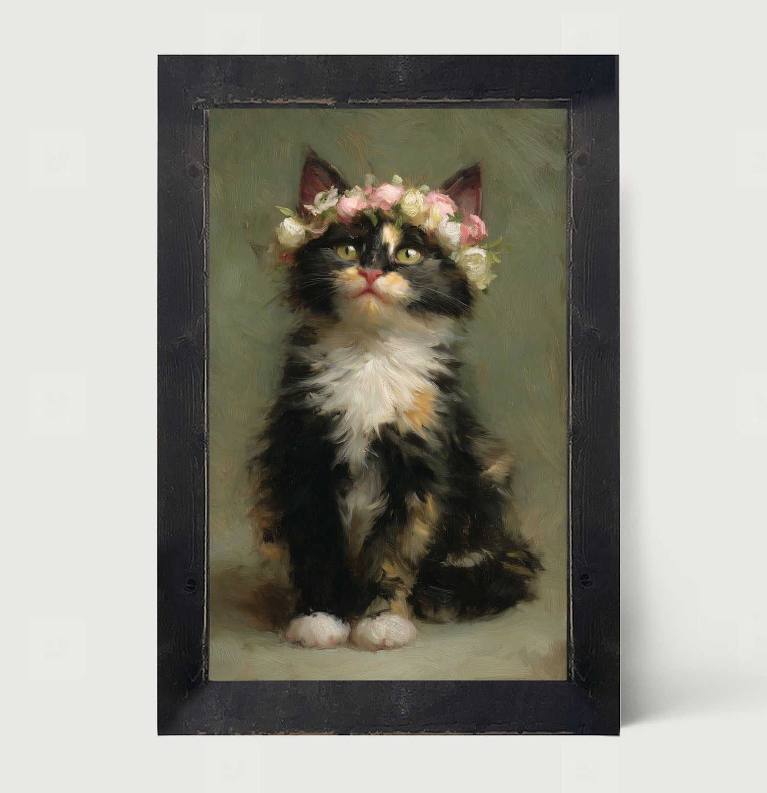 Spring Season Calico Cat