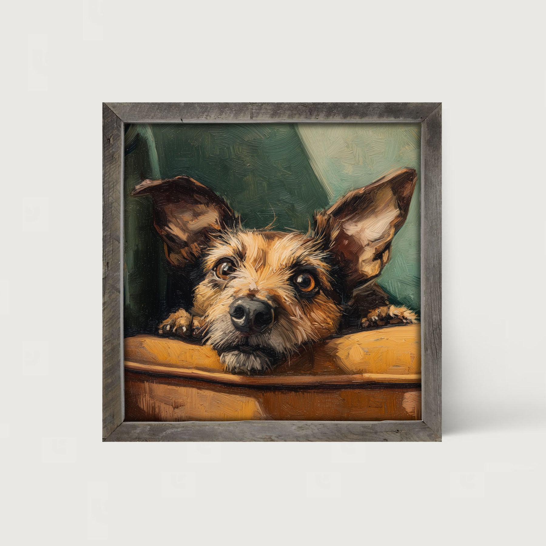 Armchair with Dachshund-Chihuahua-Yorkie Dog