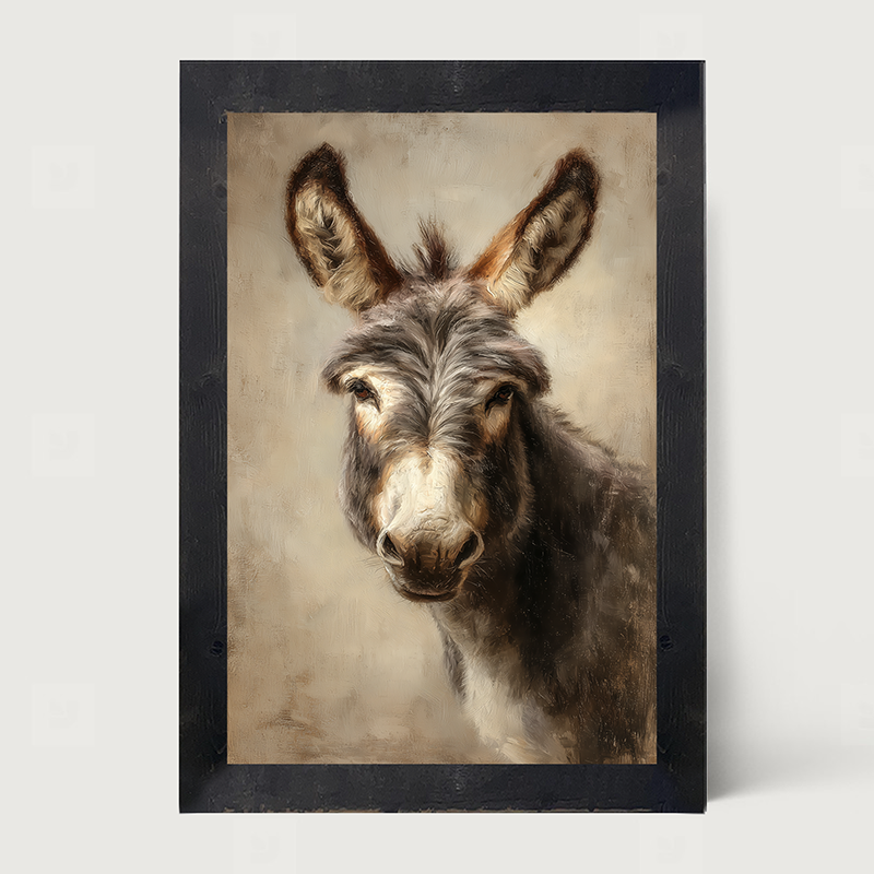 Farm Life Portrait - Donkey