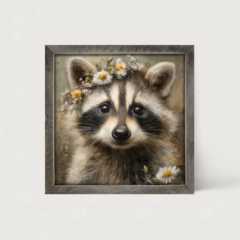 Spring Season Raccoon