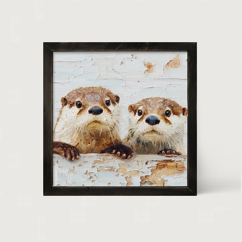 Animal Buddies - Posing Otters