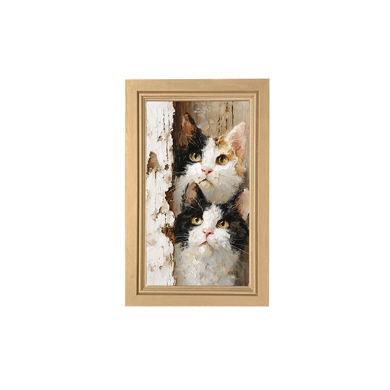 Animal Buddies - Curious Kittens - Framed Art