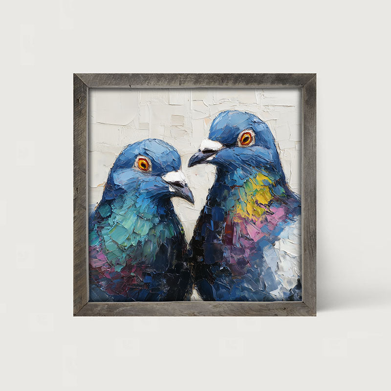 Animal Buddies - Posing Pigeons
