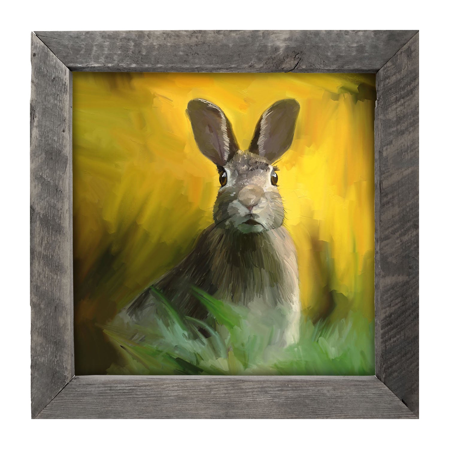 Bunny in The Meadow - Framed art