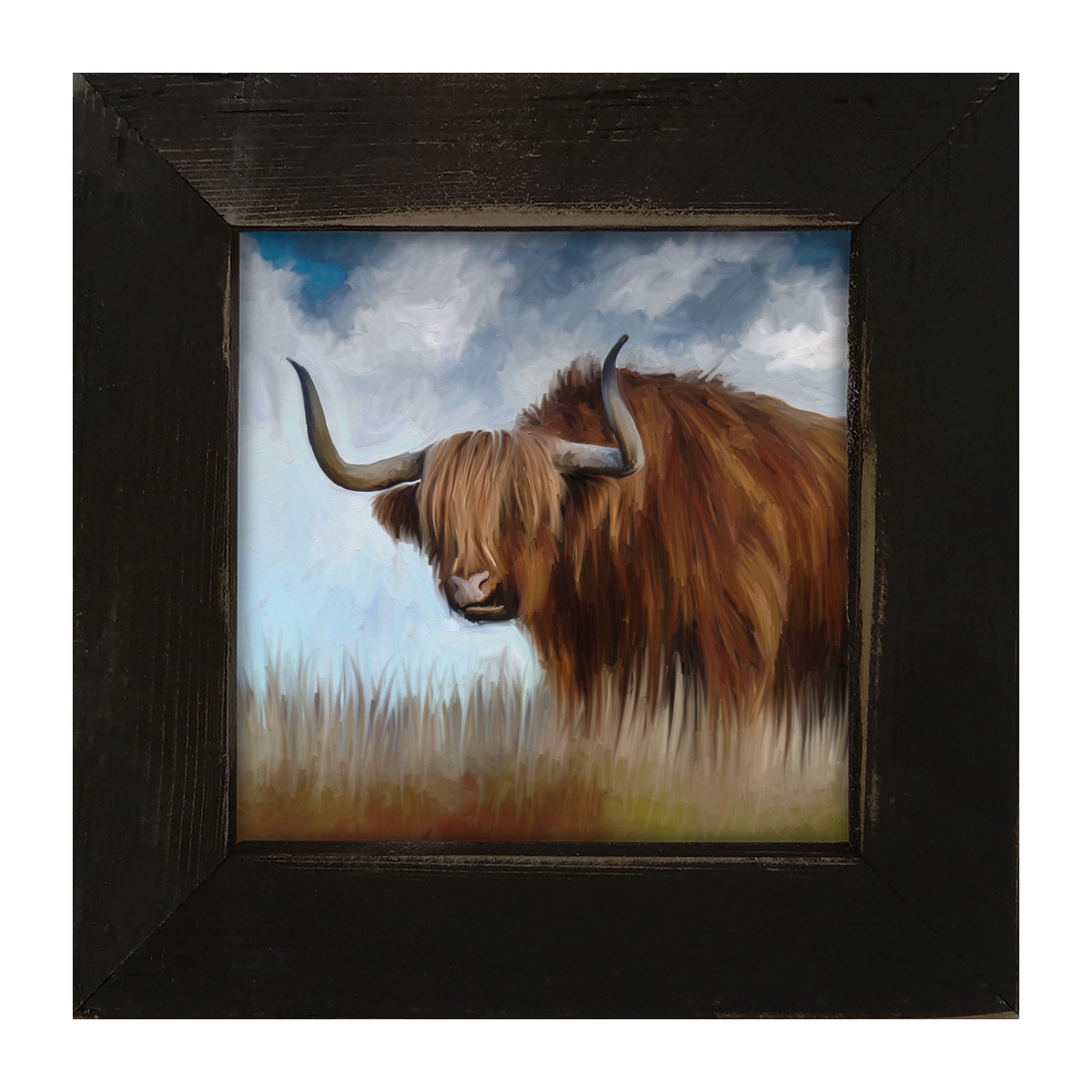 Highland Bull - Framed art