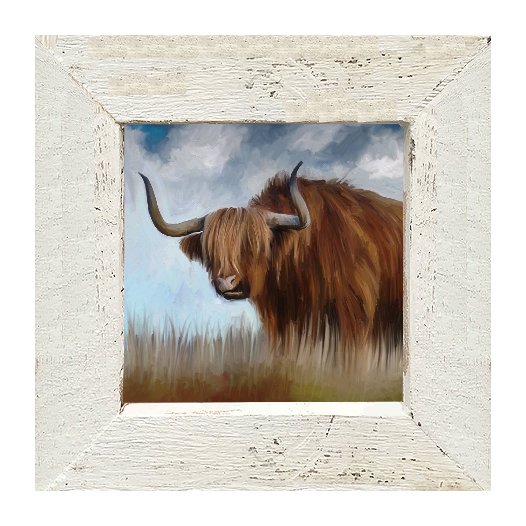 Highland Bull - Framed art