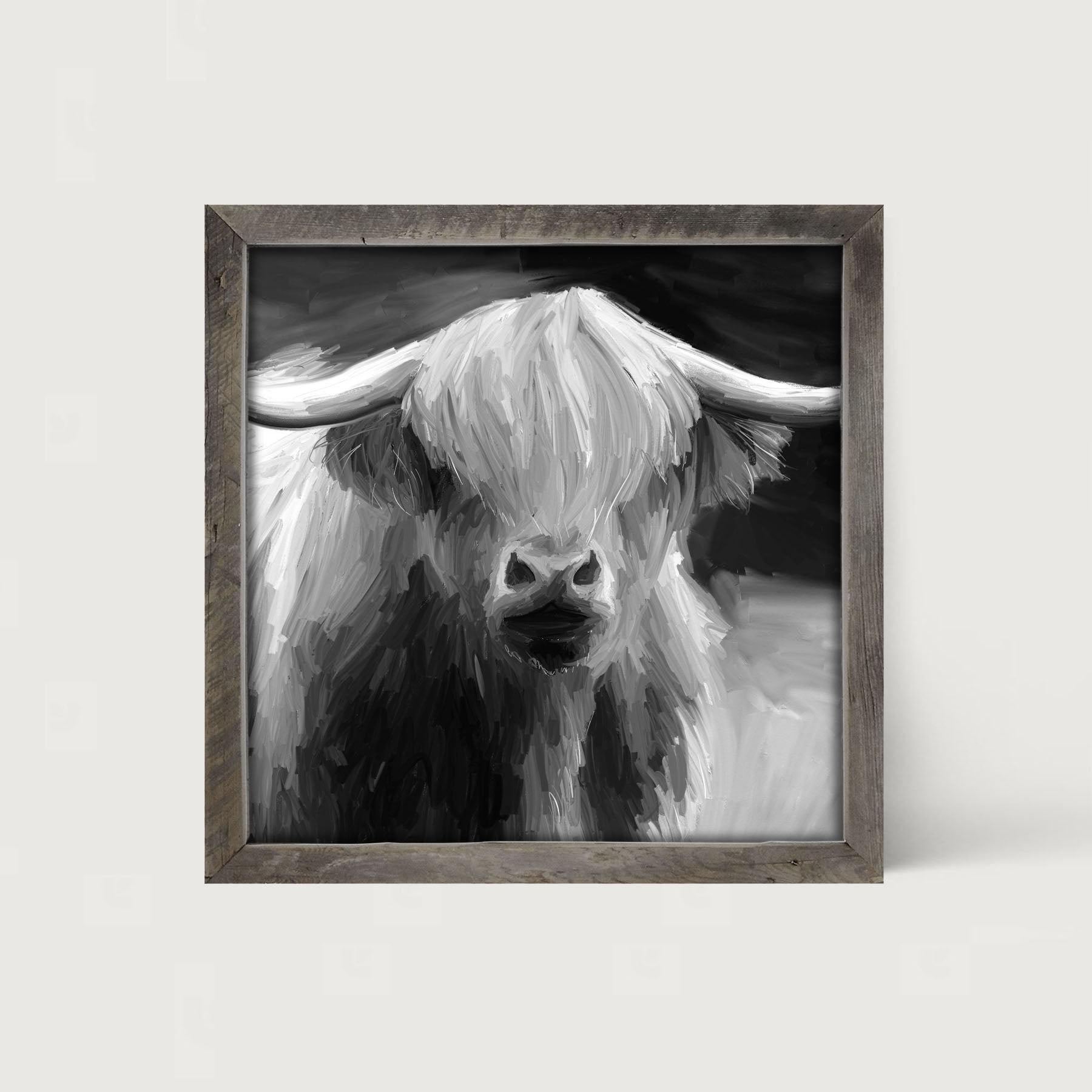 Highland Cow - Framed art