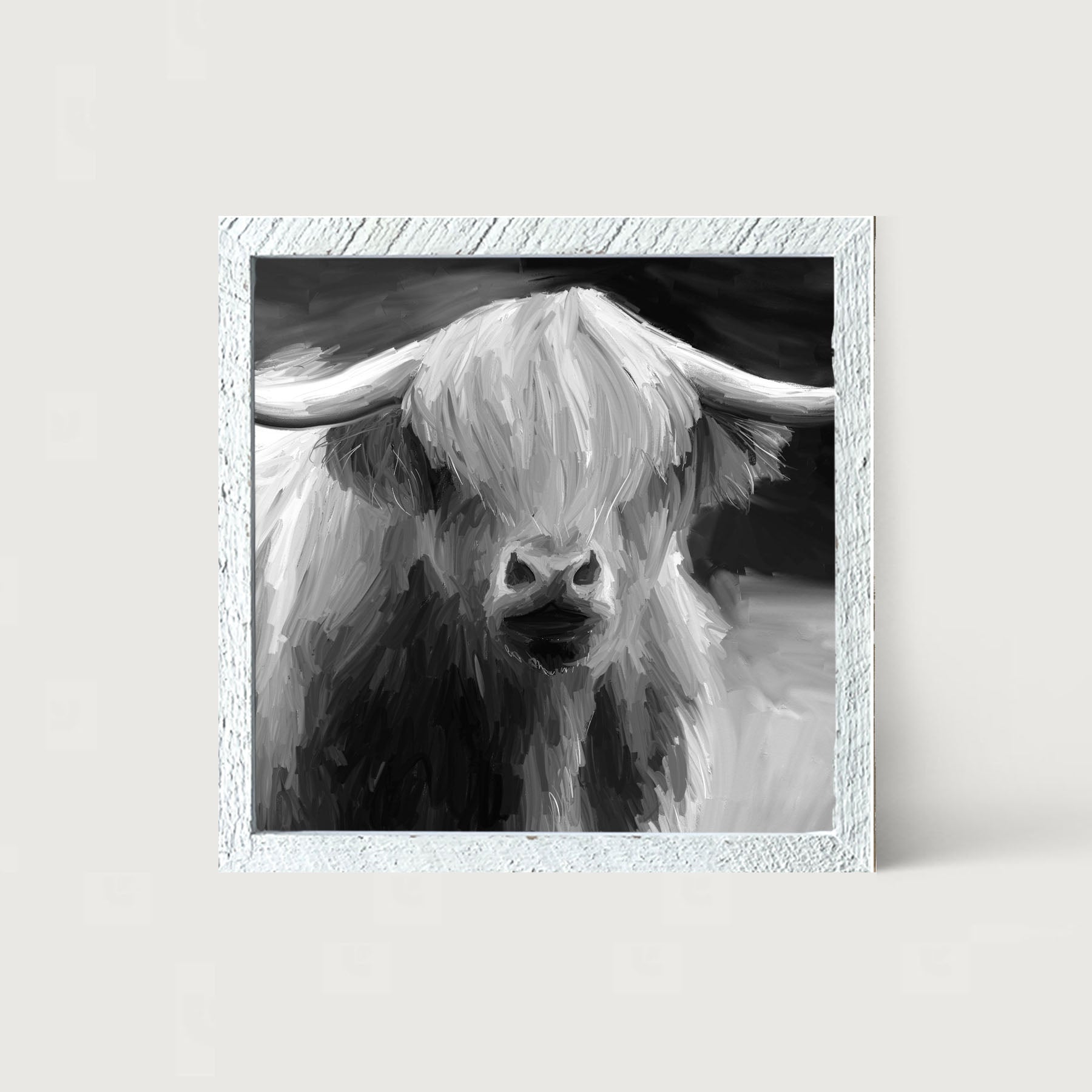 Highland Cow - Framed art