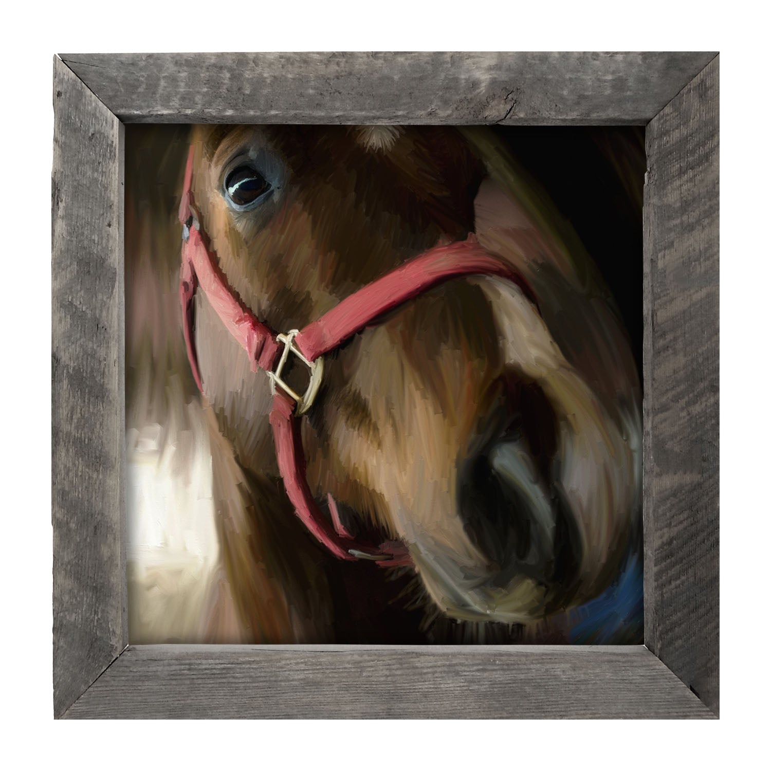 Horse Selfie - Framed art