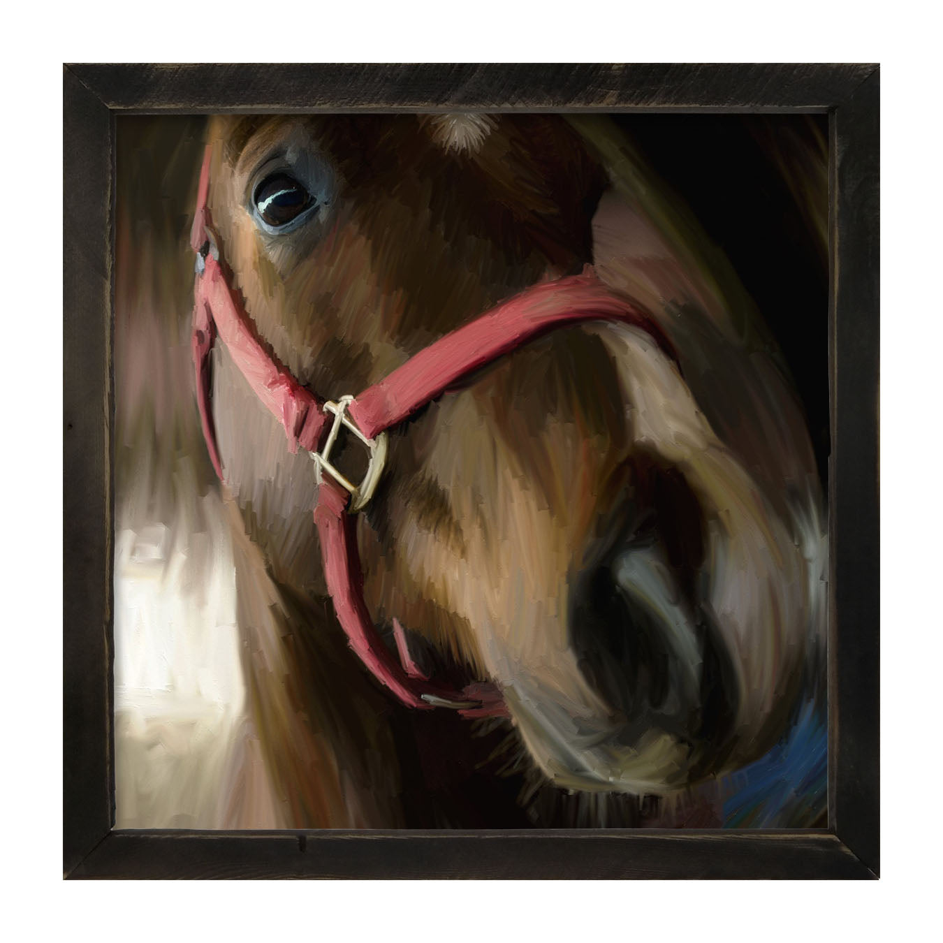 Horse Selfie - Framed art