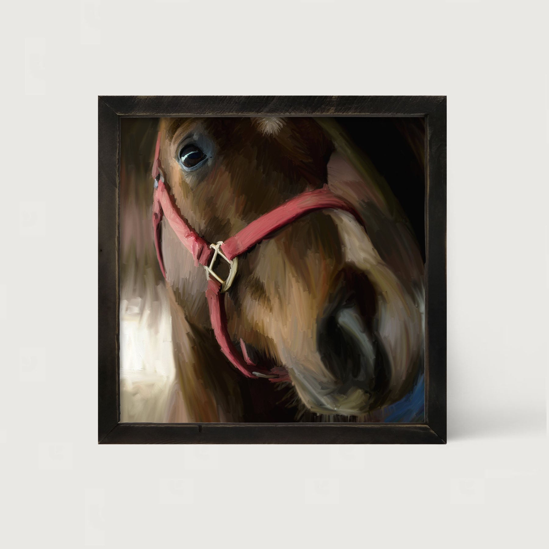 Horse Selfie - Framed art