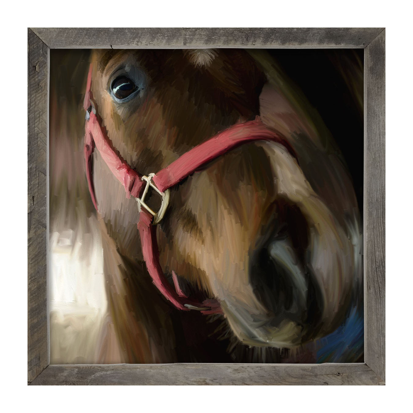 Horse Selfie - Framed art