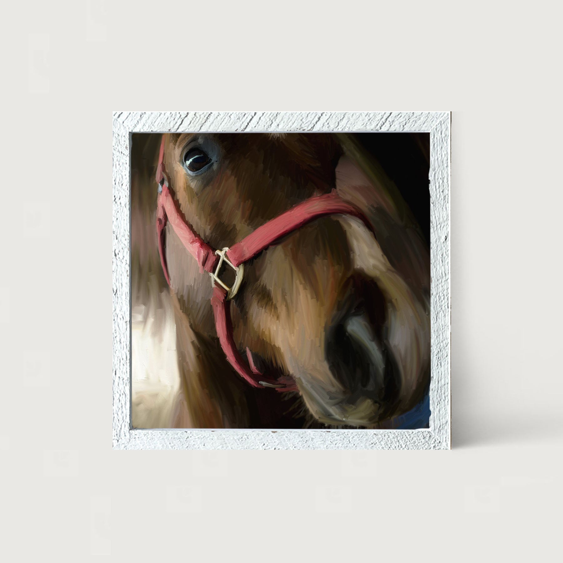 Horse Selfie - Framed art