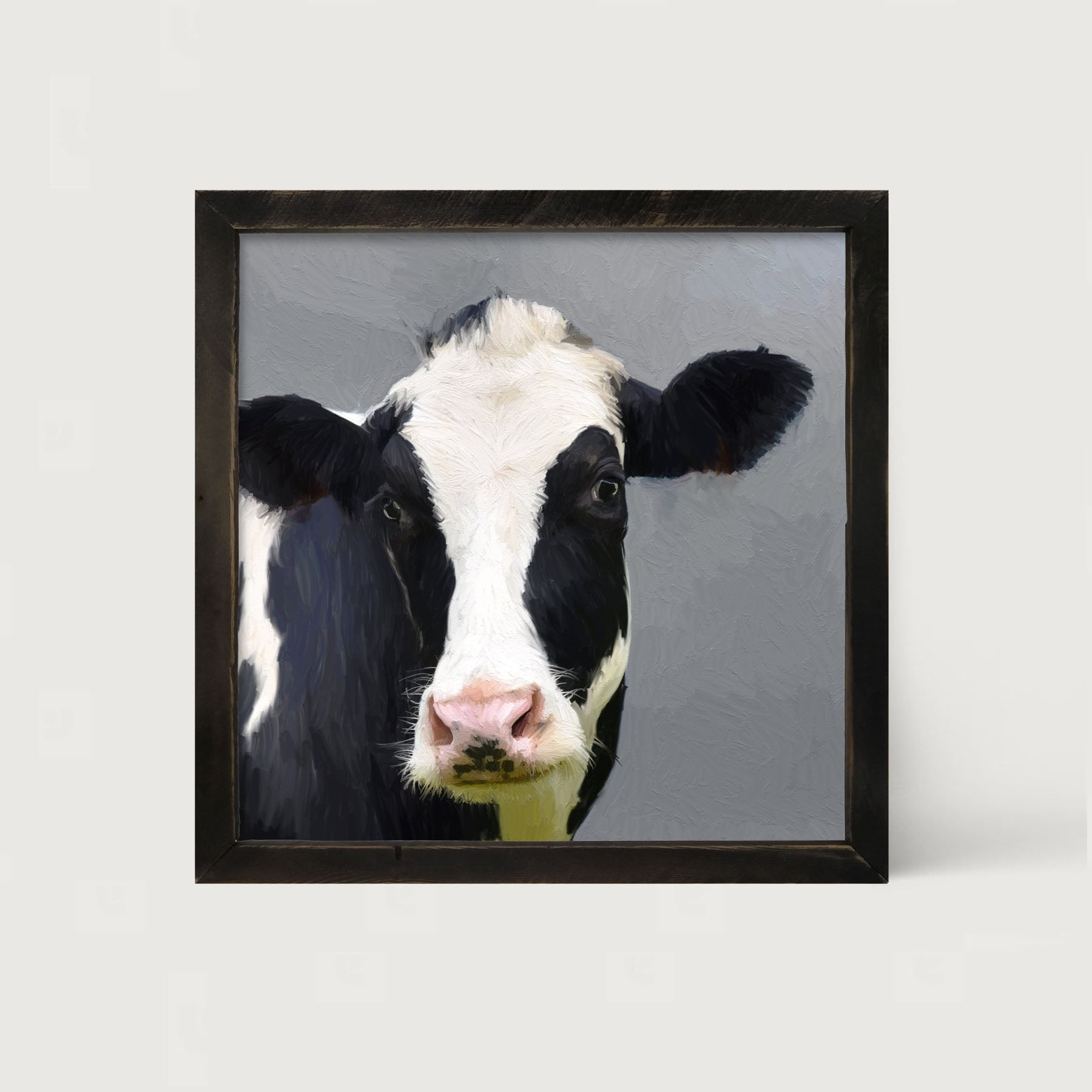 Holstein Cow - Framed art