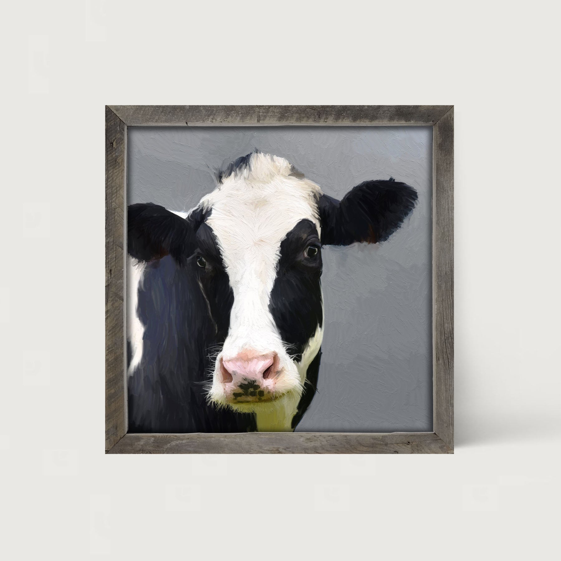 Holstein Cow - Framed art