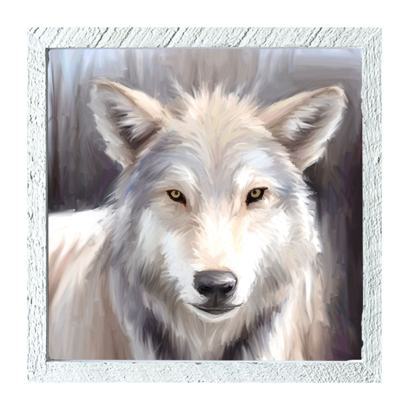 Wolf Portrait - Framed art