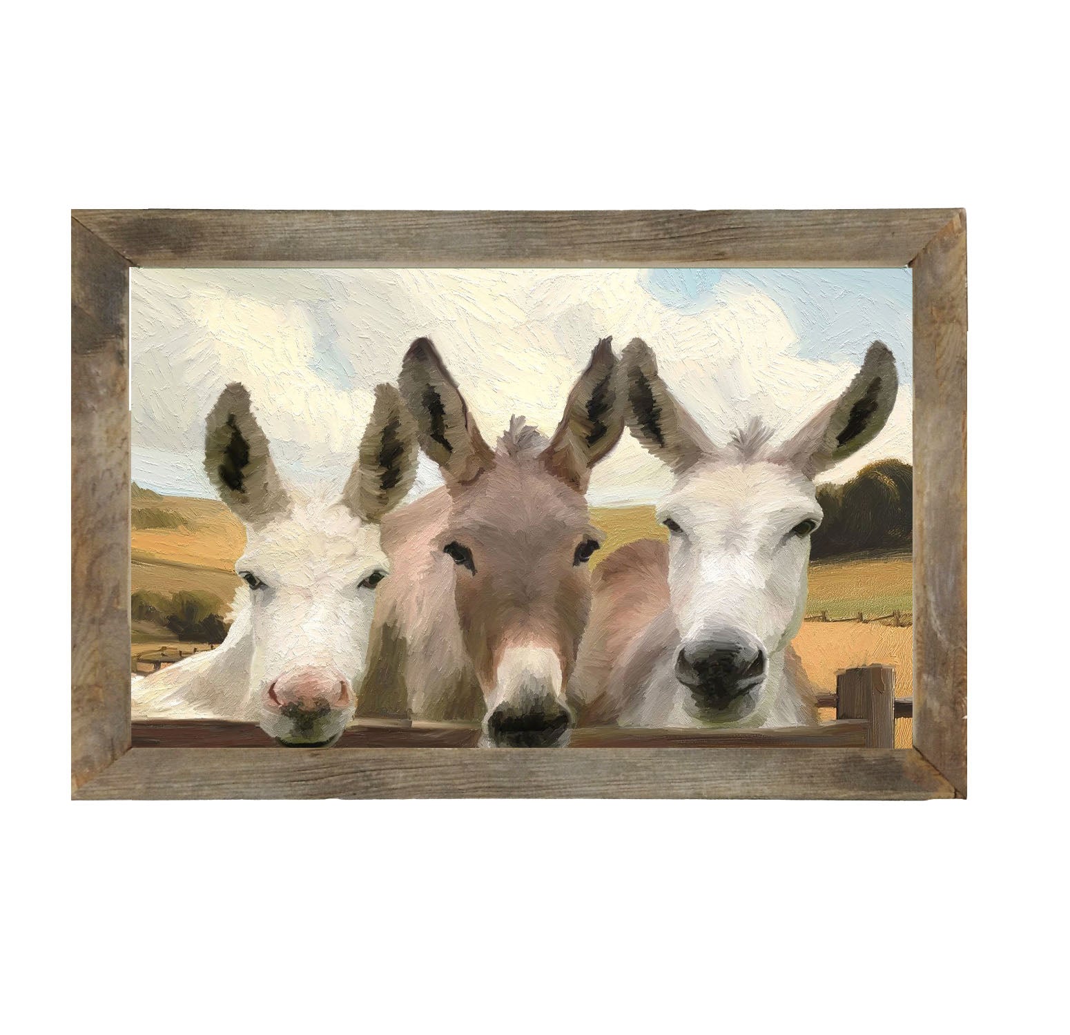 Donkey Friends - Framed Art