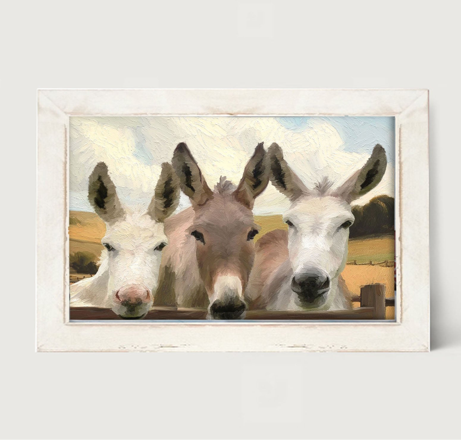 Donkey Friends - Framed Art