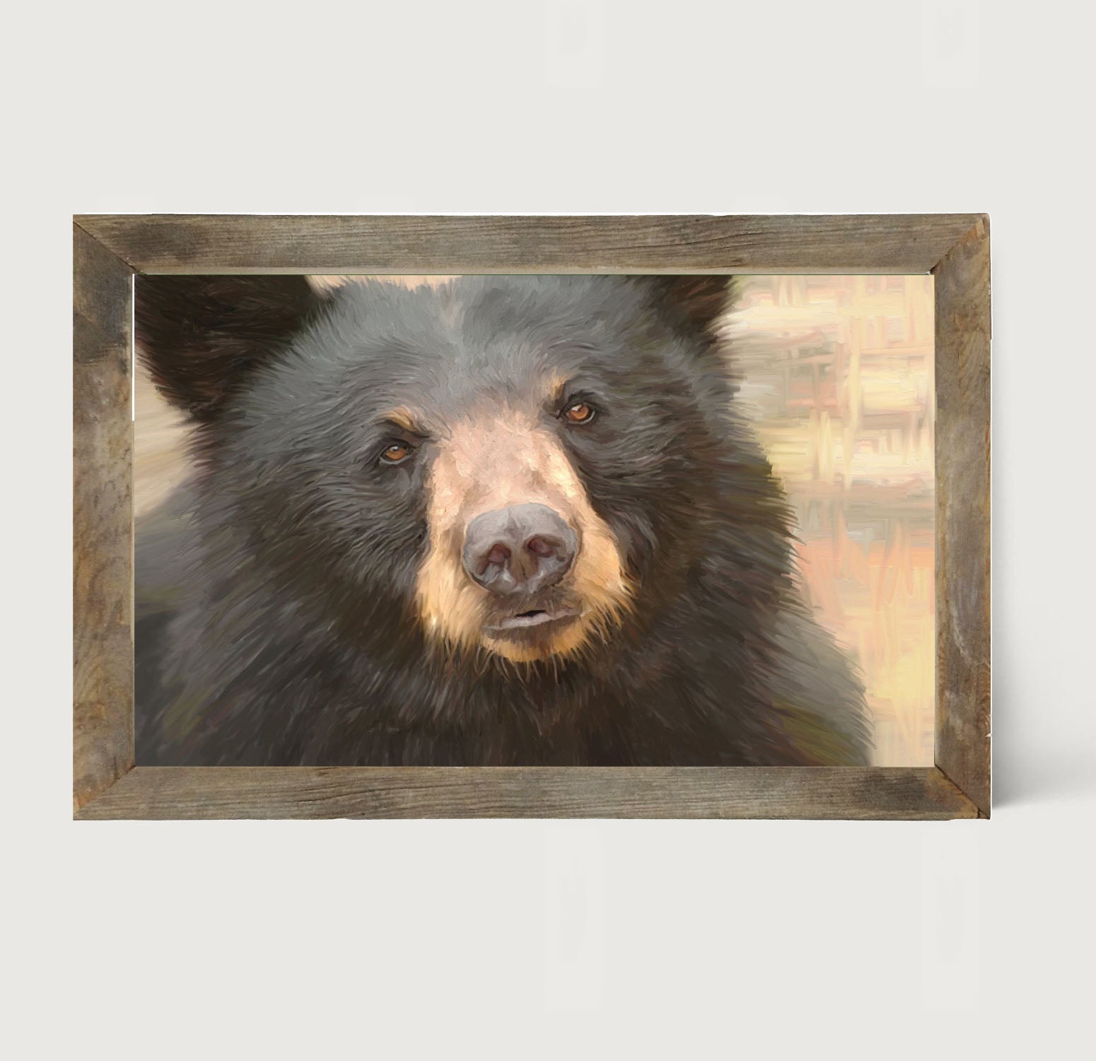 Black Bear - Framed art
