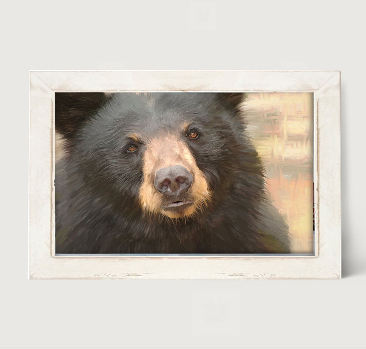Black Bear - Framed art