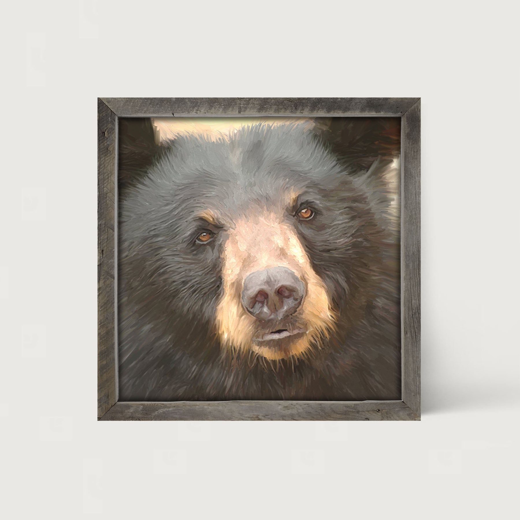 Black Bear - Framed art