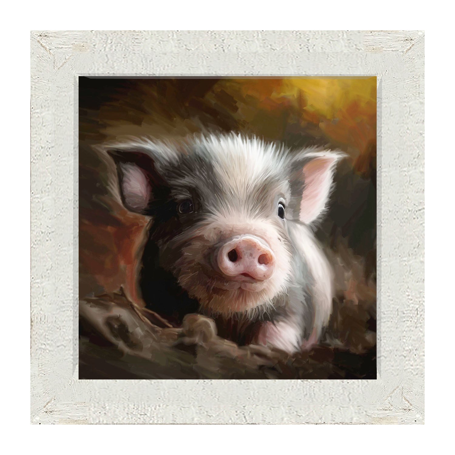 Baby pig - Framed art