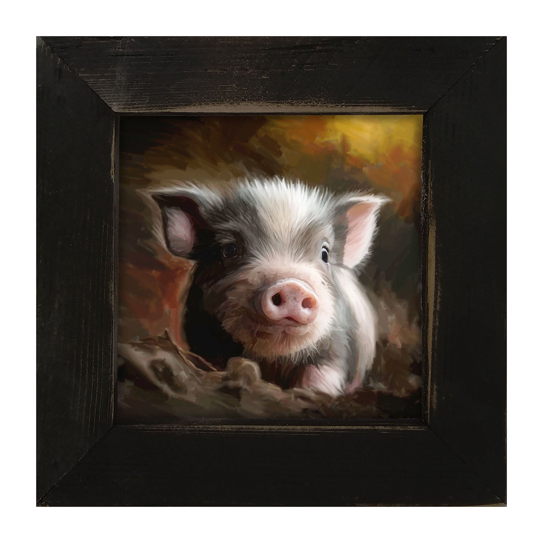 Baby pig - Framed art