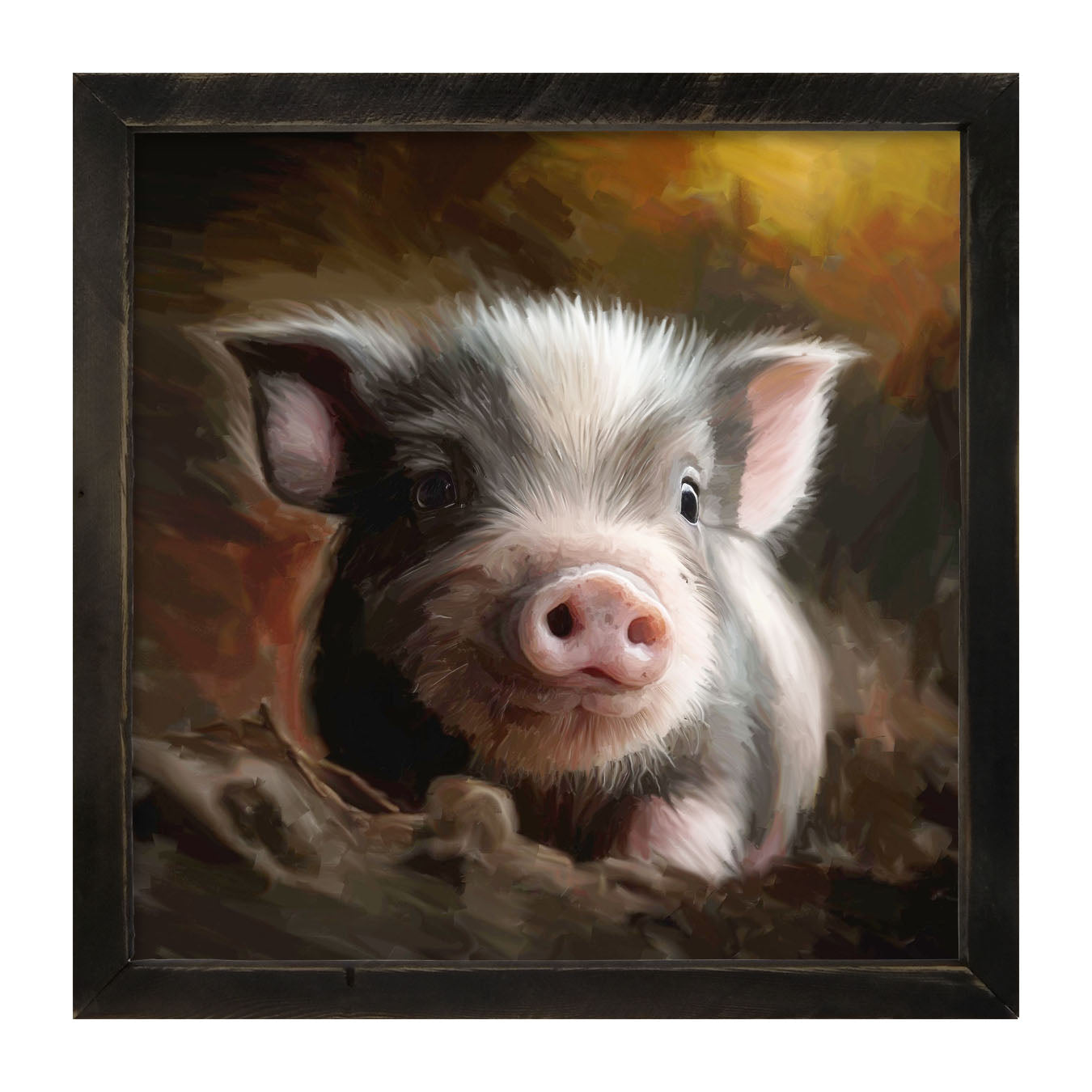 Baby pig - Framed art