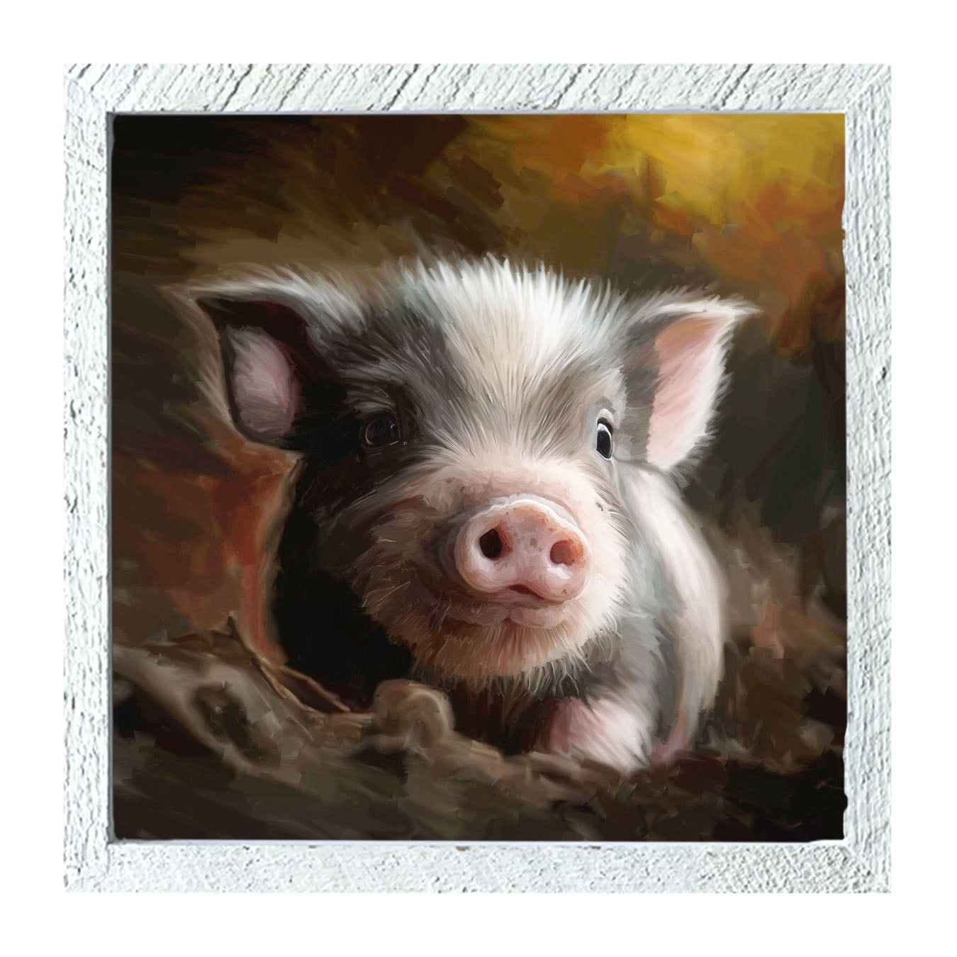 Baby pig - Framed art