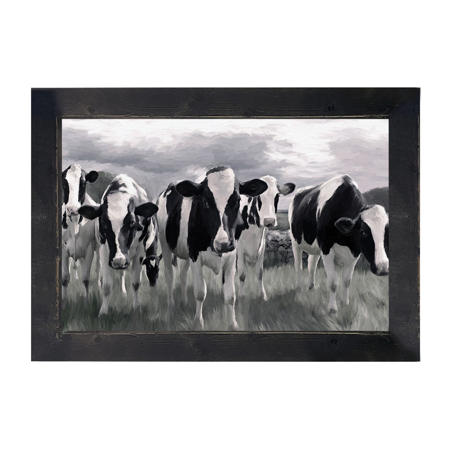 Field of Cows - Framed art