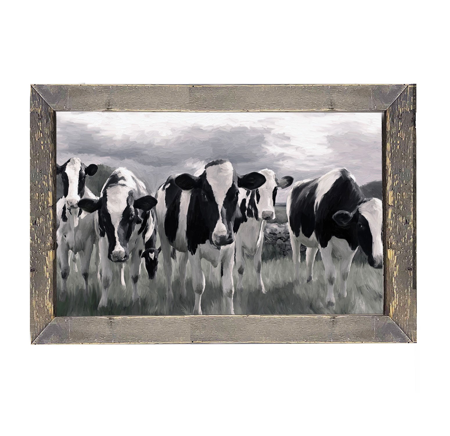 Field of Cows - Framed art