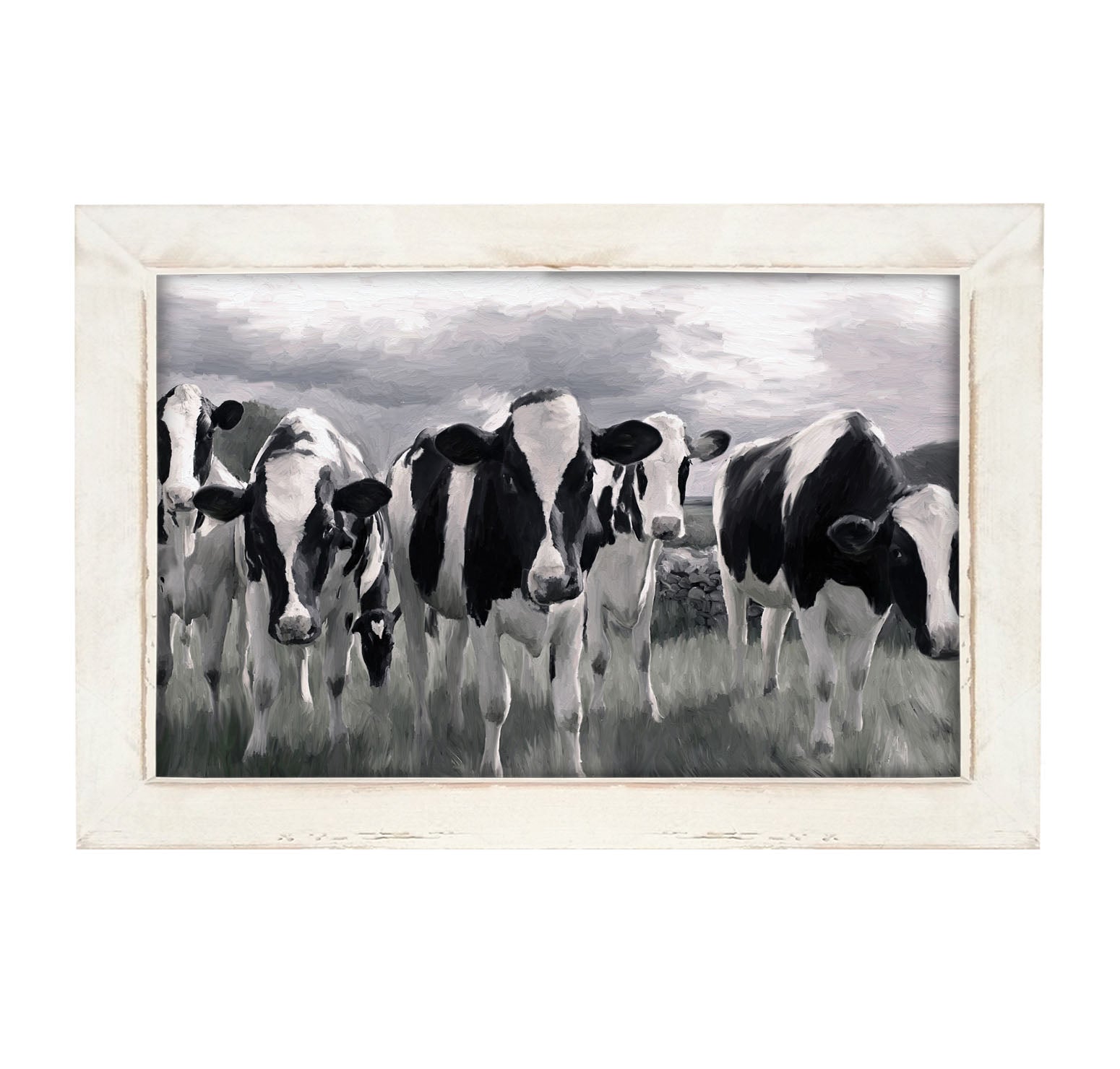 Field of Cows - Framed art