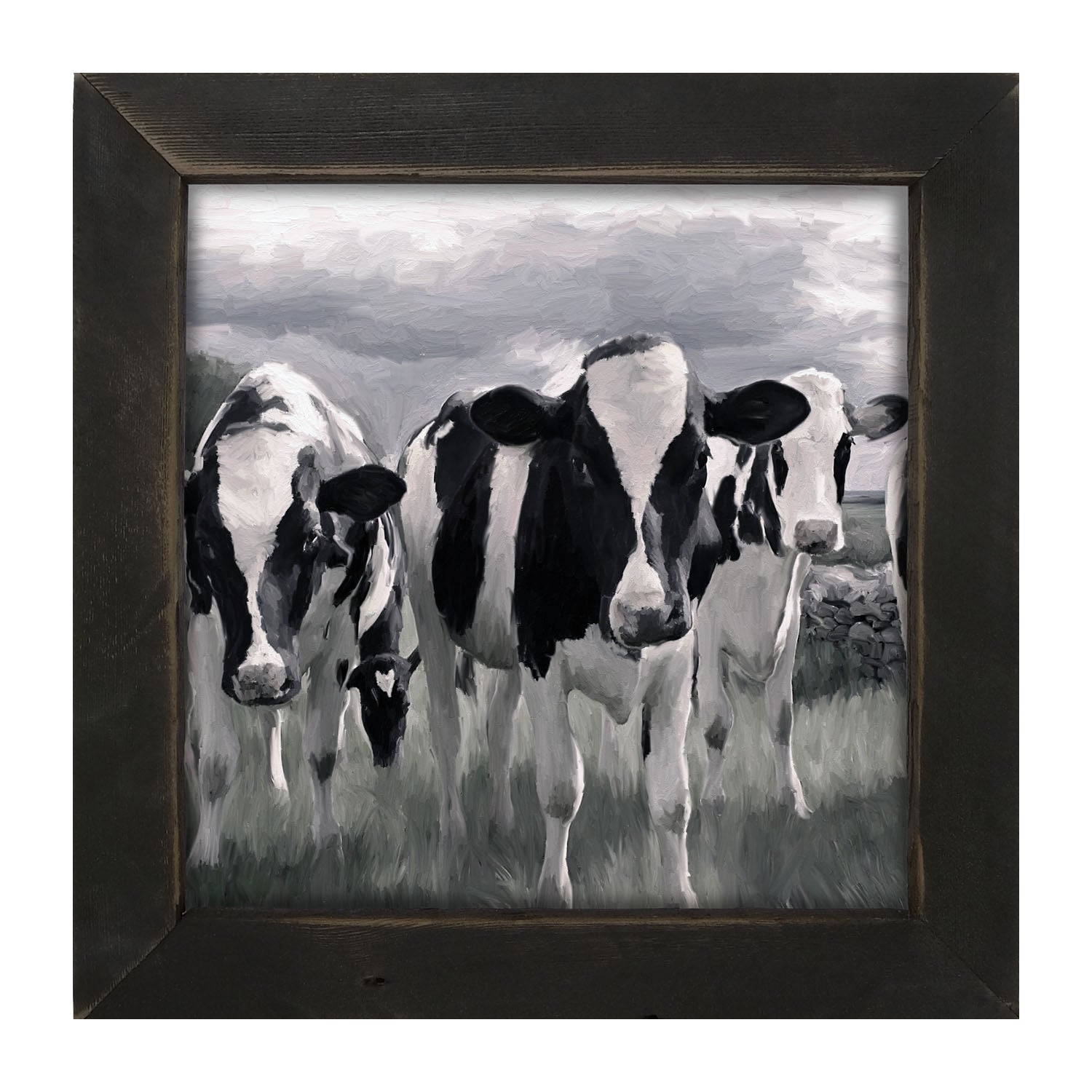 Field of Cows - Framed art