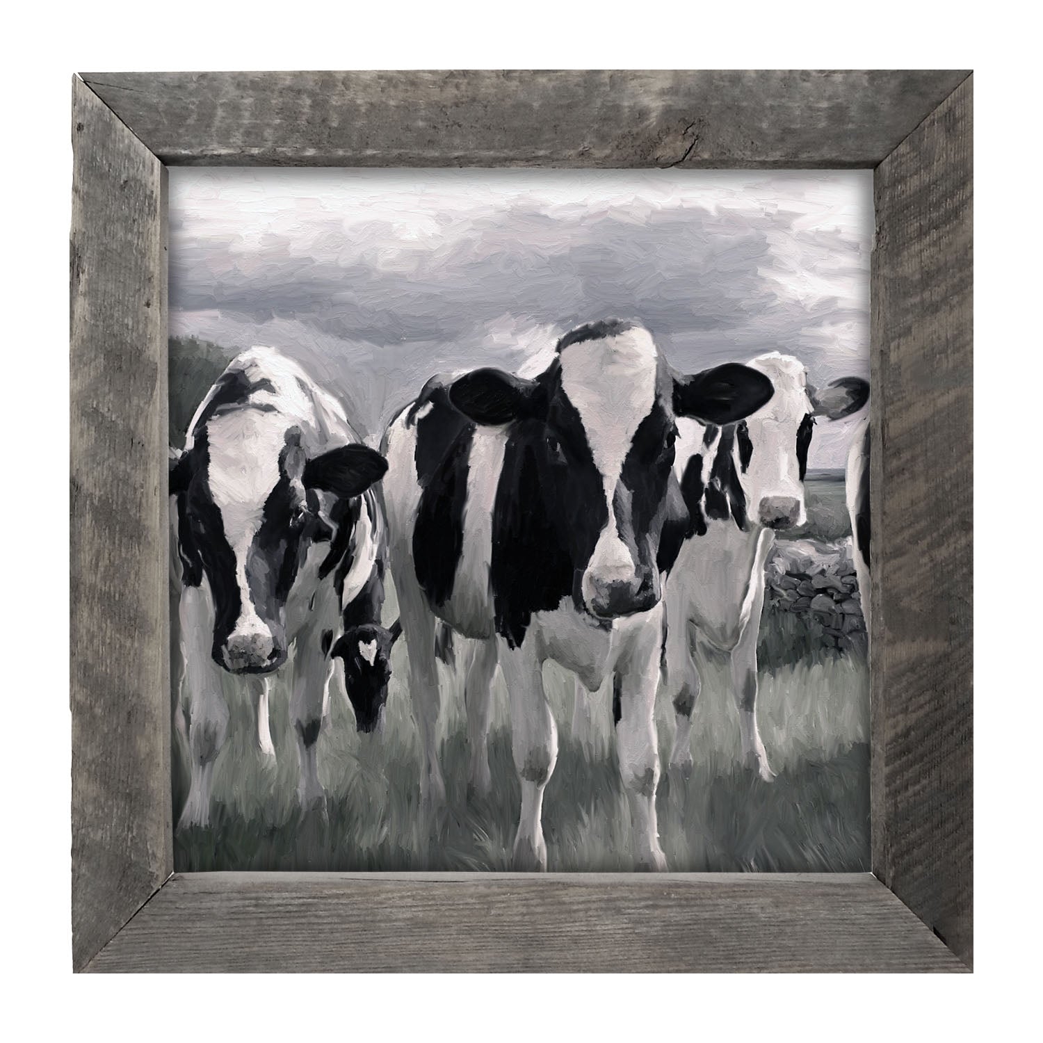 Field of Cows - Framed art