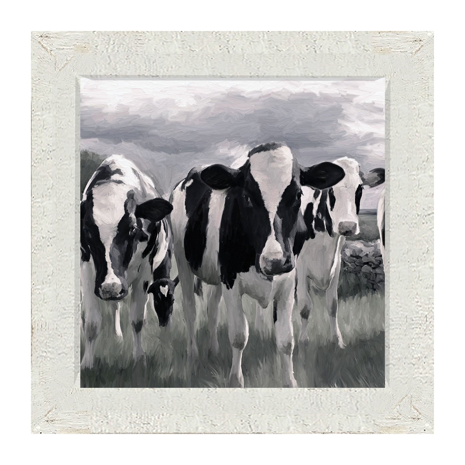 Field of Cows - Framed art