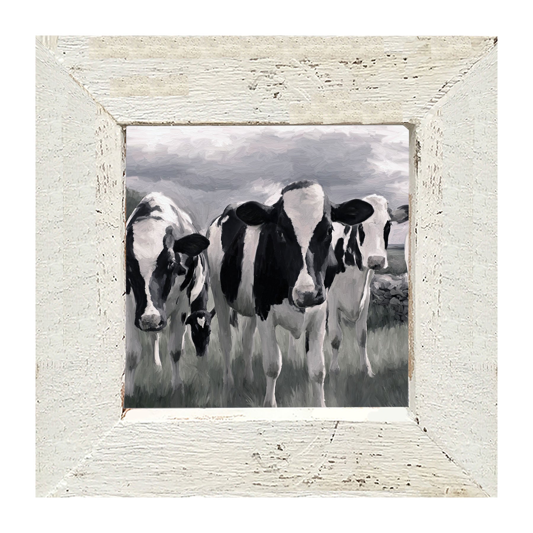 Field of Cows - Framed art