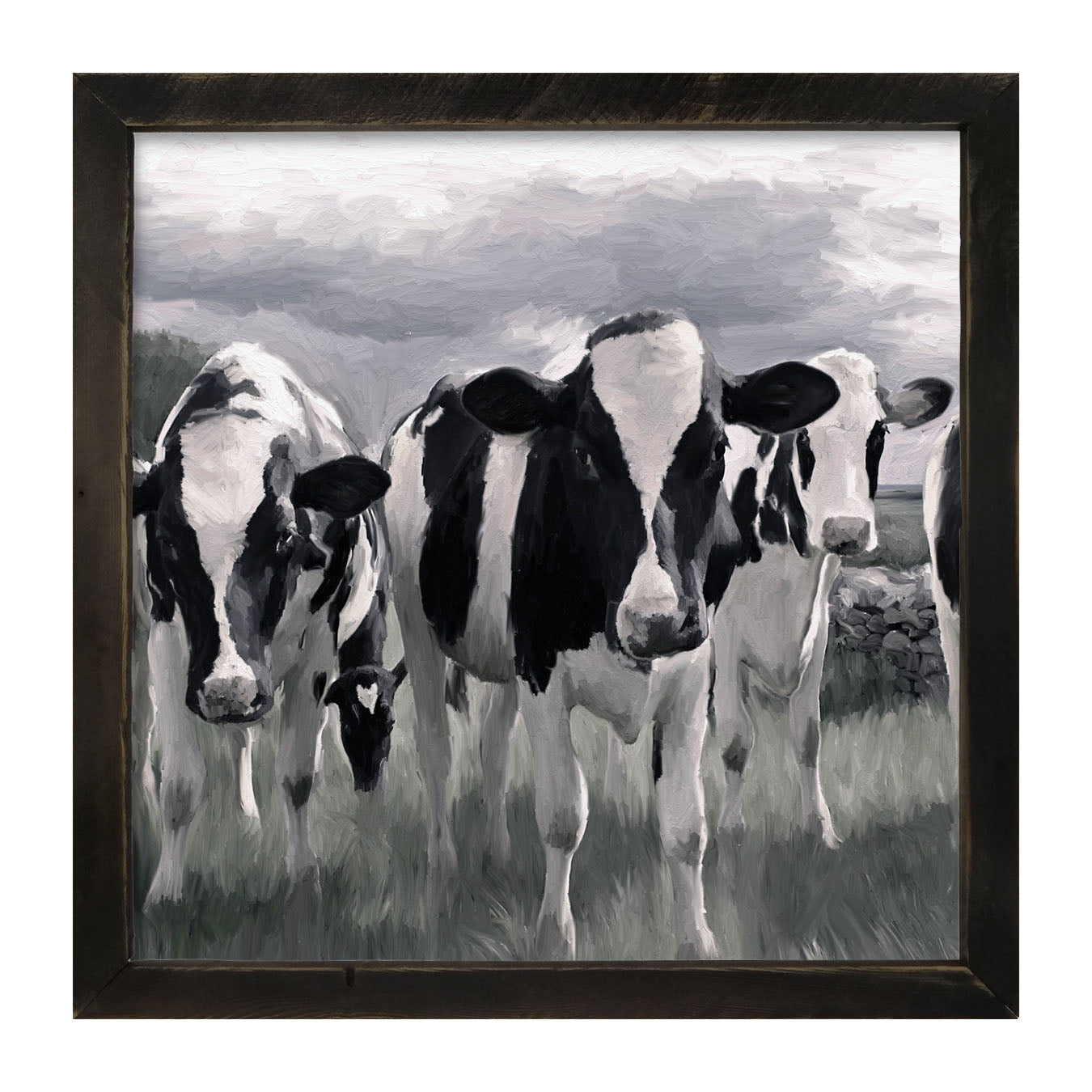 Field of Cows - Framed art